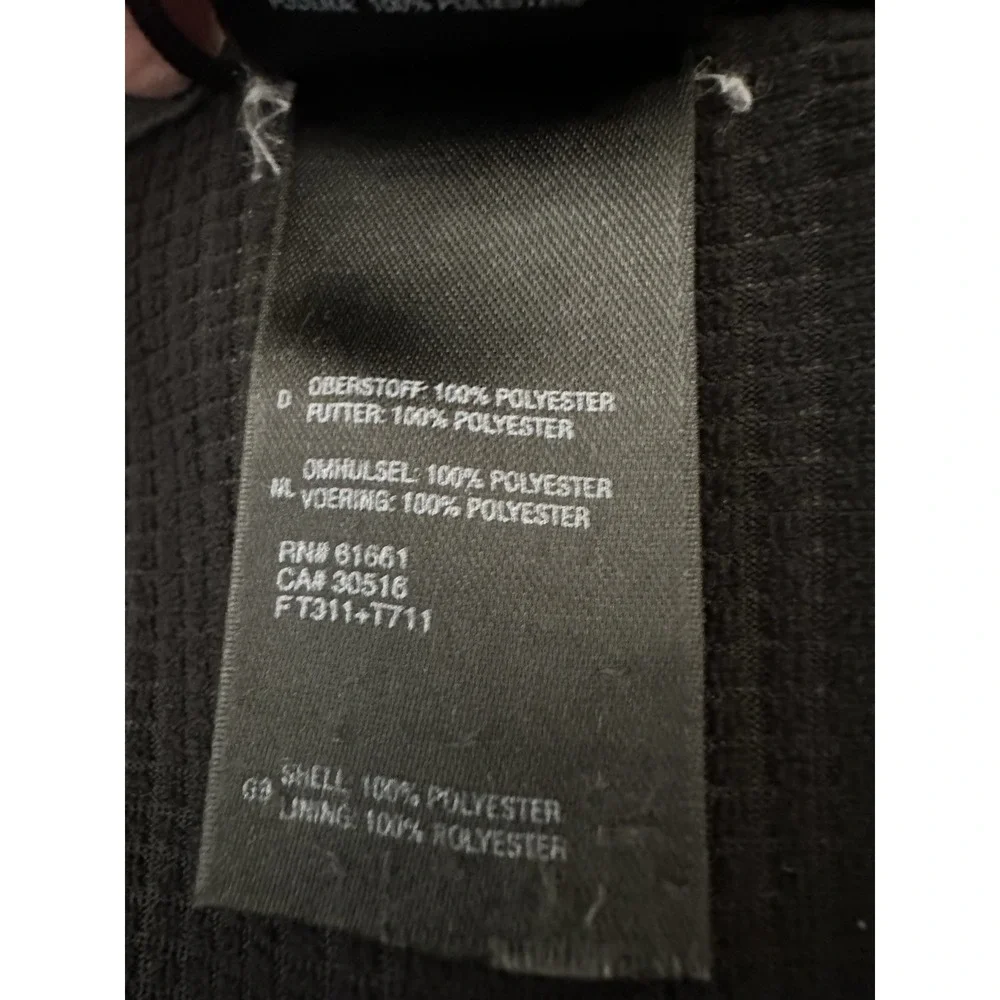 The North Face Fleece Jacket Mens 2XL XXL Windwall Full Zip‎ Blue Gray